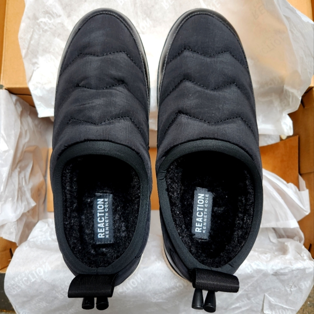 Kenneth Cole Reaction faux fur shoes